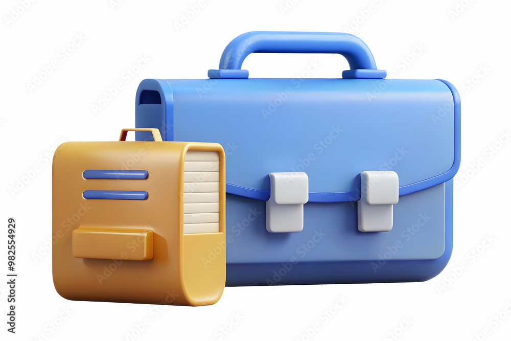 Flat Isolated Business Briefcase and Invoice Concept - Professional Vector Illustration for Corporate Branding and Financial Services Flat Isolated Business Briefcase and Invoice Concept - Professional Vector Illustration for Corporate Branding and Financial Services