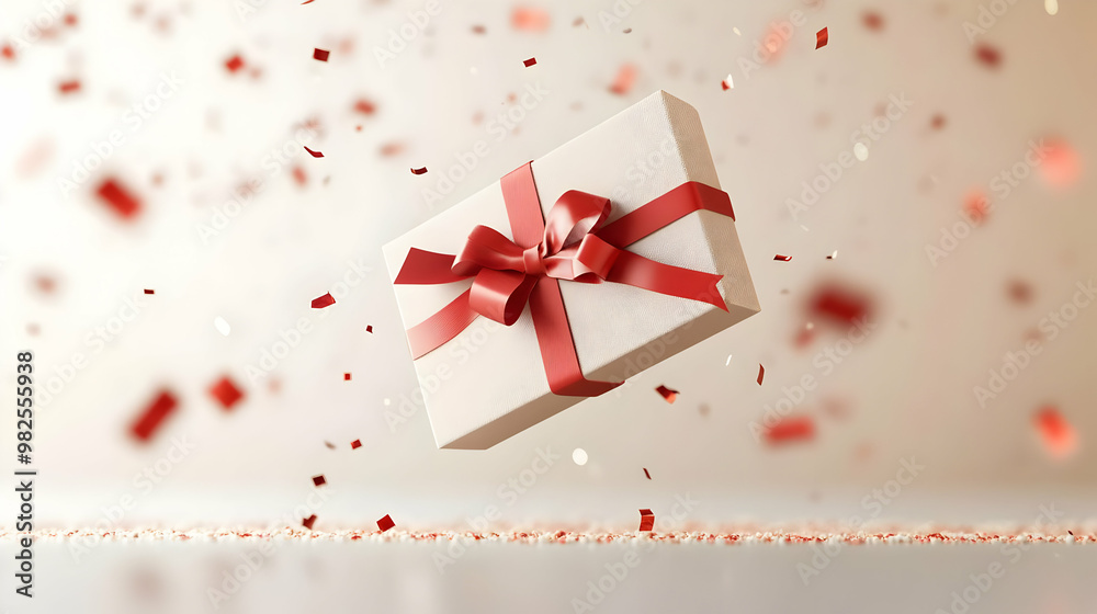 3D Levitating Gift Card with Promotion Banner - Ideal for Retail Promotions & E-Commerce Highlighting Special Offers, Discounts, and Unique Designs on White Background 3D Levitating Gift Card with Promotion Banner - Ideal for Retail Promotions & E-Commerce Highlighting Special Offers, Discounts, and Unique Designs on White Background