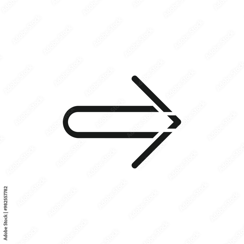 Arrow or direction logo design icon with creative idea Arrow or direction logo design icon with creative idea
