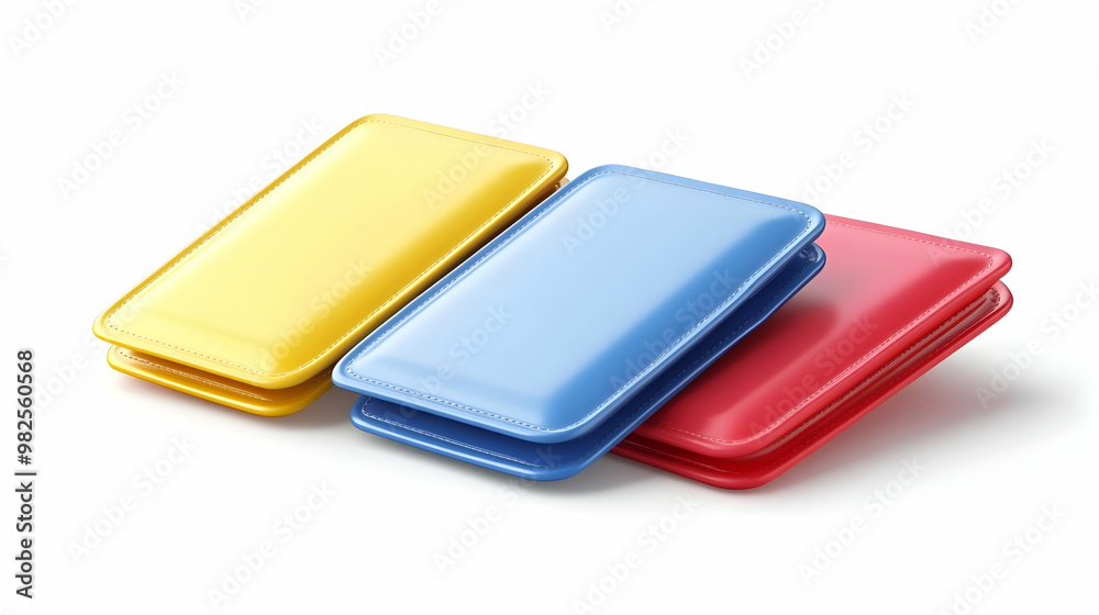 3D Glossy Business Card Holder with Floating Retail Coupons Concept - Professional Design for Business Promotions & Advertising Campaigns on Isolated White Background 3D Glossy Business Card Holder with Floating Retail Coupons Concept - Professional Design for Business Promotions & Advertising Campaigns on Isolated White Background
