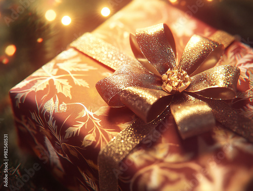 A beautifully wrapped gift ...