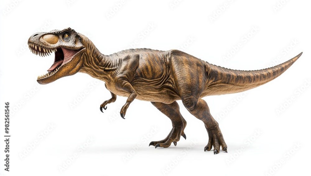 Obraz premium dinosaur rex isolated on white background