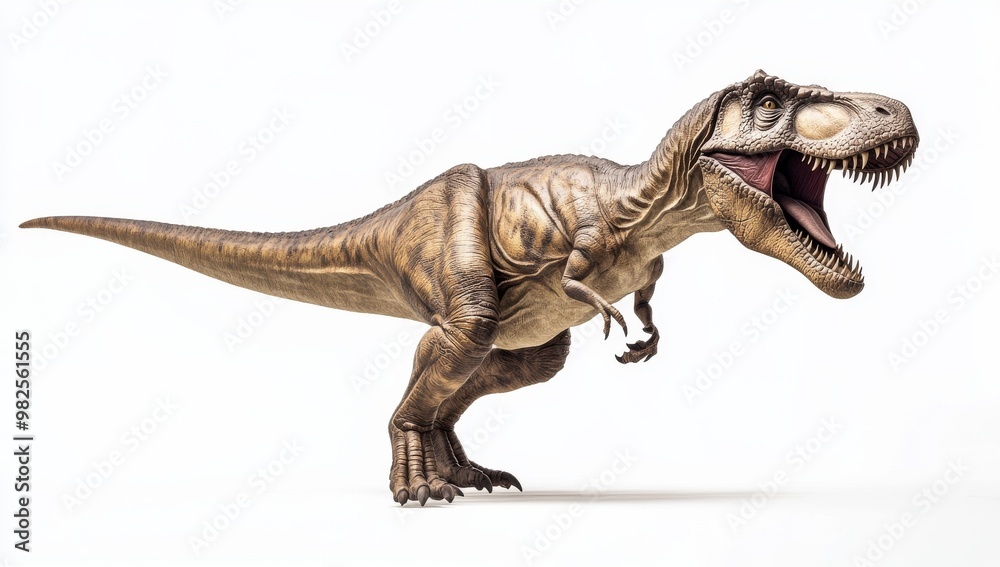 Obraz premium dinosaur rex isolated on white background