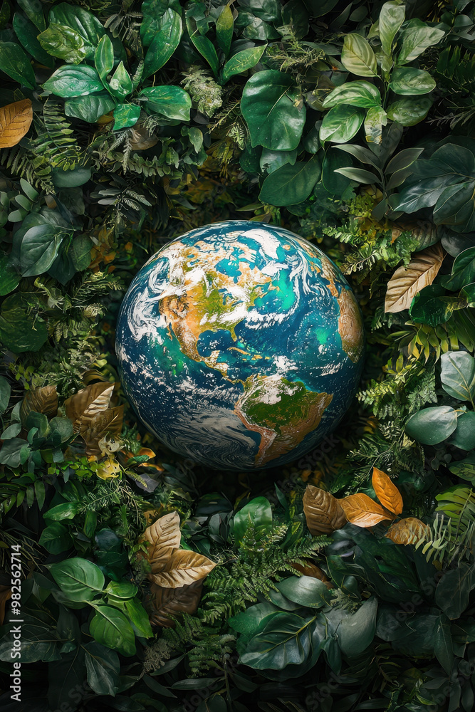 carbon emission, A vibrant globe surrounded by lush greenery symbolizes hope against carbon emissions carbon emission, A vibrant globe surrounded by lush greenery symbolizes hope against carbon emissions