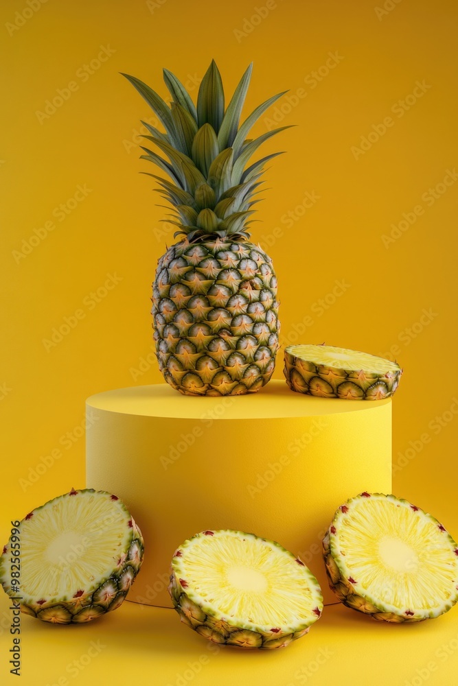 Fresh and colorful tropical fruit, pineapple, with slices, canned juice, whole and cut pieces. A versatile ingredient for a variety of dishes. Fresh and colorful tropical fruit, pineapple, with slices, canned juice, whole and cut pieces. A versatile ingredient for a variety of dishes.