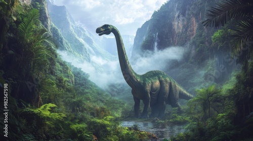 Fototapeta Naklejka Na Ścianę i Meble -  dinosaur jurassic animal prehistoric predator nature