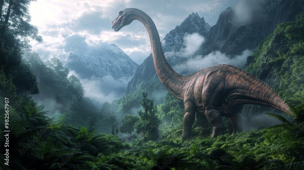 Naklejka premium dinosaur jurassic animal prehistoric predator nature