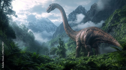 Fototapeta Naklejka Na Ścianę i Meble -  dinosaur jurassic animal prehistoric predator nature