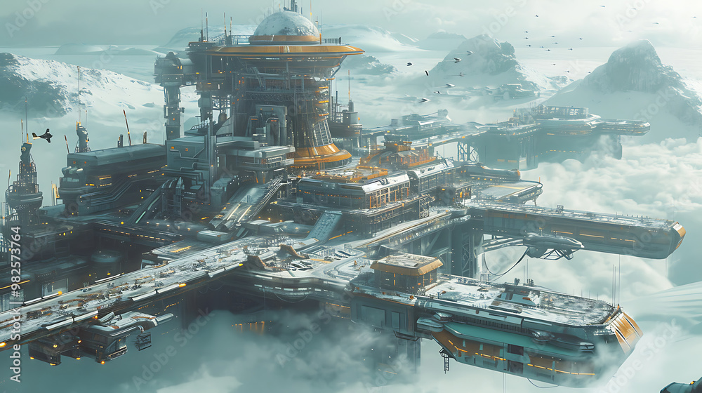 steampunk future building steampunk future building