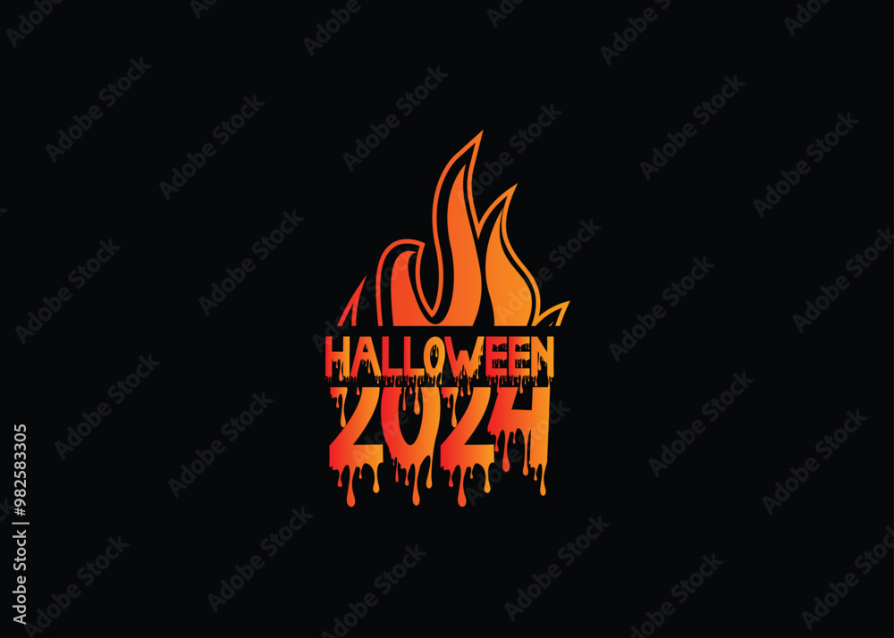 Halloween vector, Halloween day design logo 2024 Halloween vector, Halloween day design logo 2024