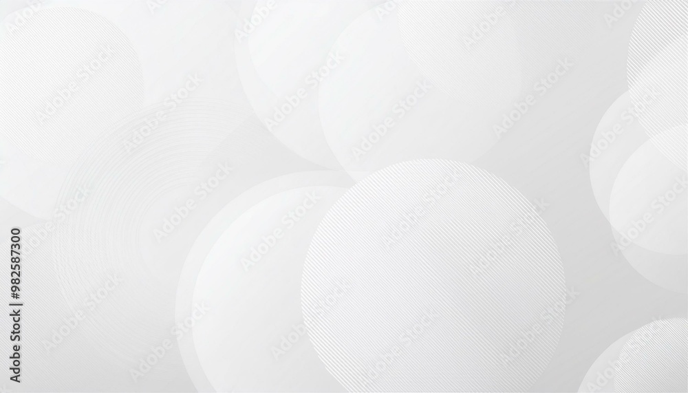 Abstract background with a gray circle. White and grey abstract modern transparency circle presentation background. Circles template modern design. Object web design. Round shape. Minimal poster