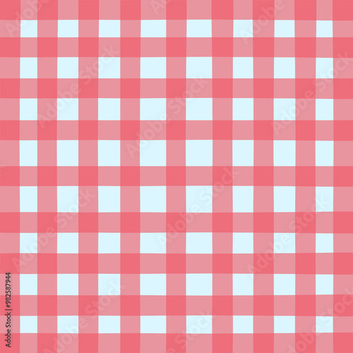 red and white plaid