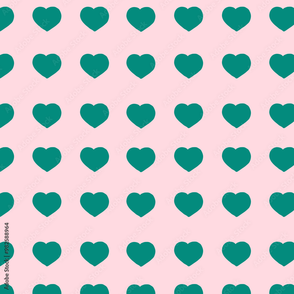 seamless pattern with hearts seamless pattern with hearts