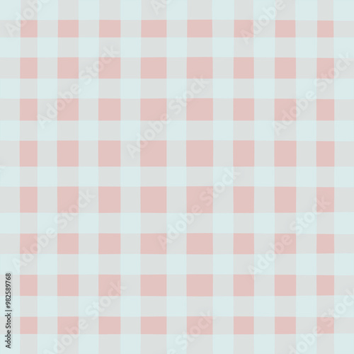 pink and white plaid