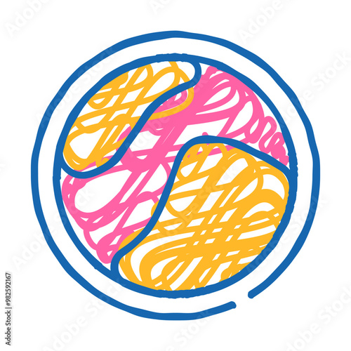 atherosclerosis heart doodle icon sketch vector. atherosclerosis heart sign. isolated symbol illustration