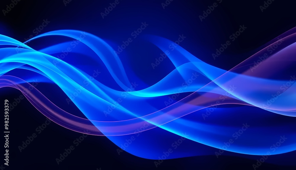 Obraz premium abstract blue smoke background