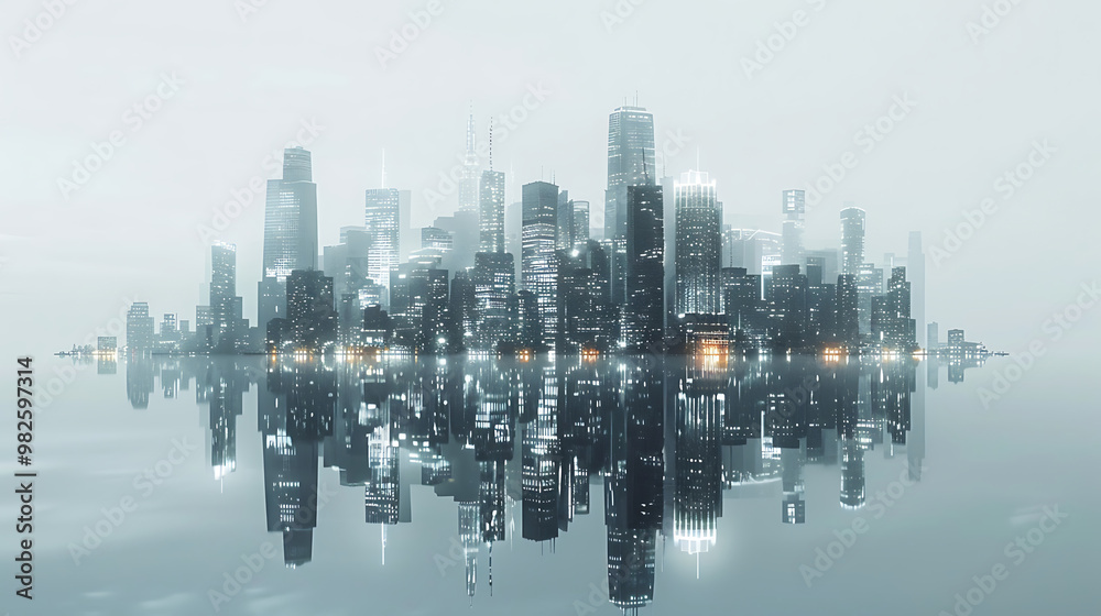 Fototapeta premium futuristic city