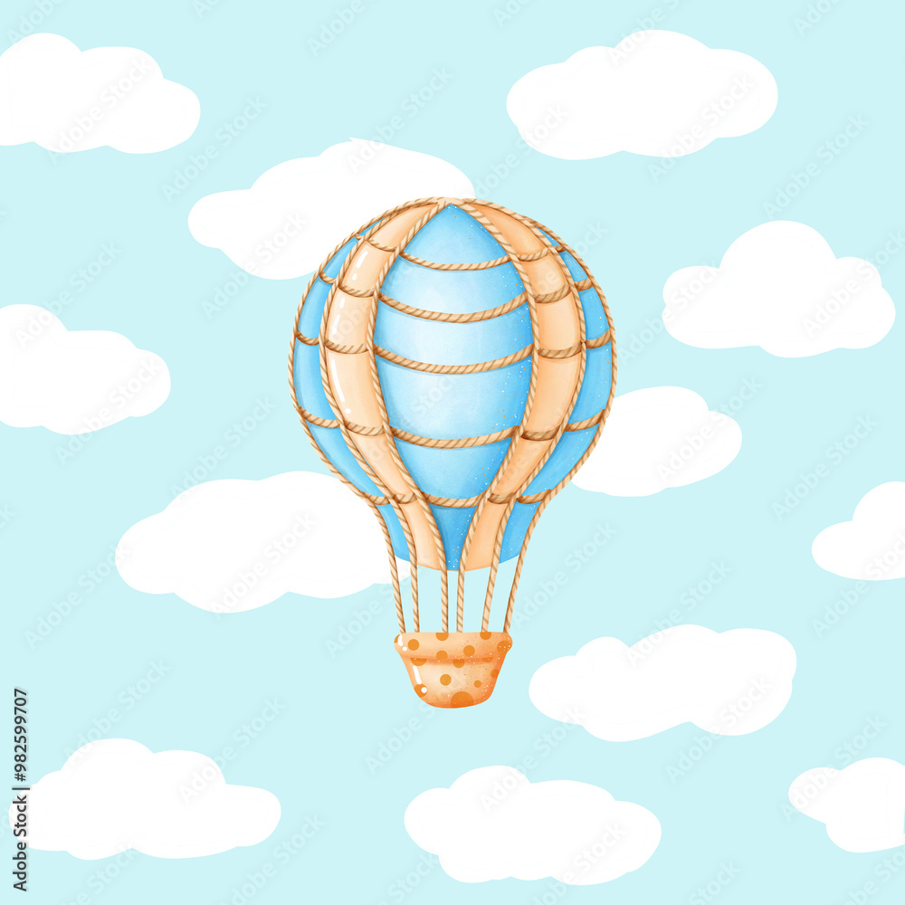 Obraz premium hot air balloon in sky