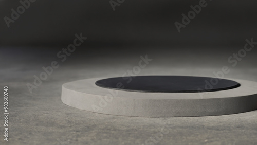 Marble Circular Stage Background