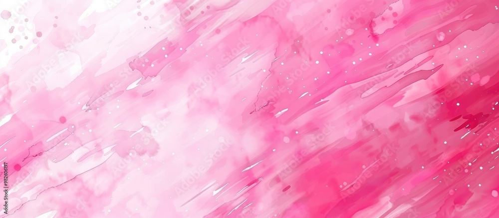 Fototapeta premium Pink Abstract Background In Watercolor Style