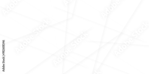Abstract background with liens and triangles shape on white background. White and grey geometric overlapping rectangle pattern Geometric background soft shadows as patten ..White polygon textured .