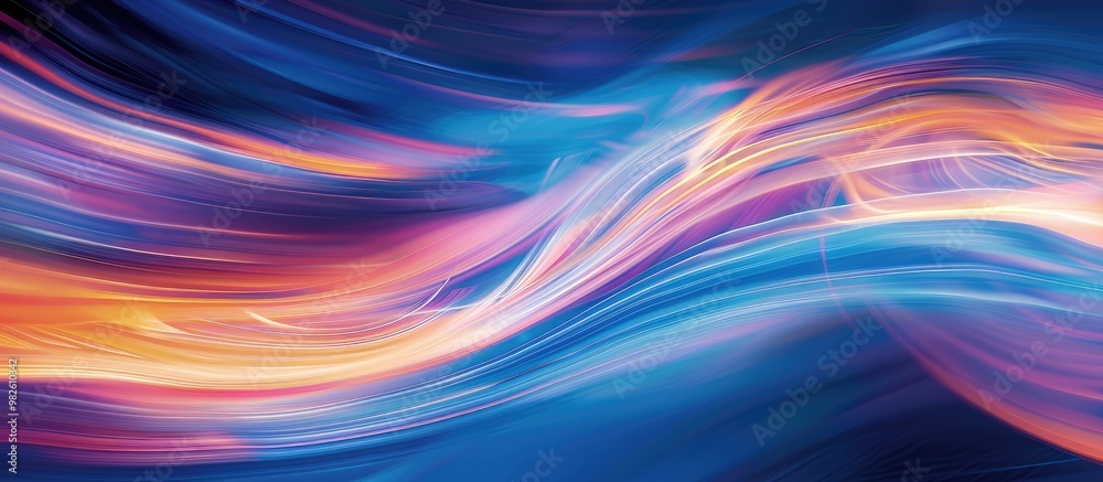 Abstract Light Trails Background Illustration Abstract Light Trails Background Illustration