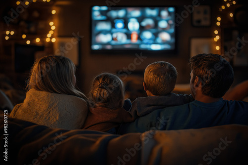 Family Cheering Tv