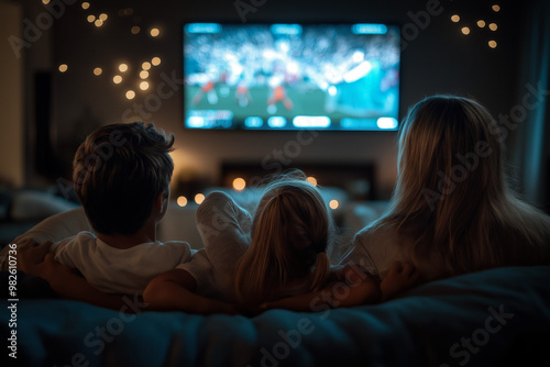Family Cheering Tv