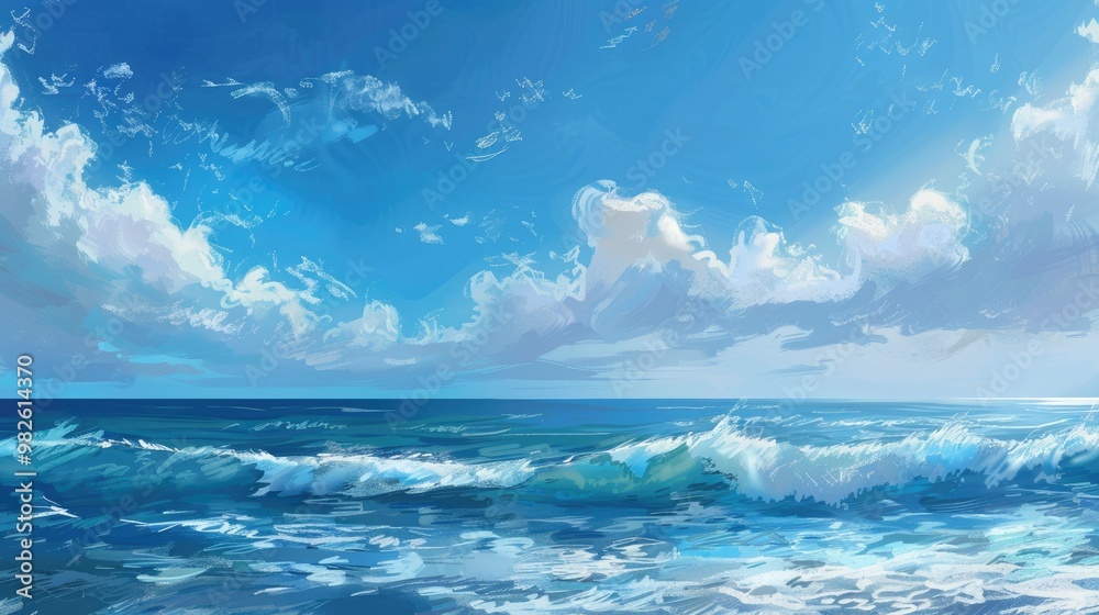 Fototapeta premium Background Sea View