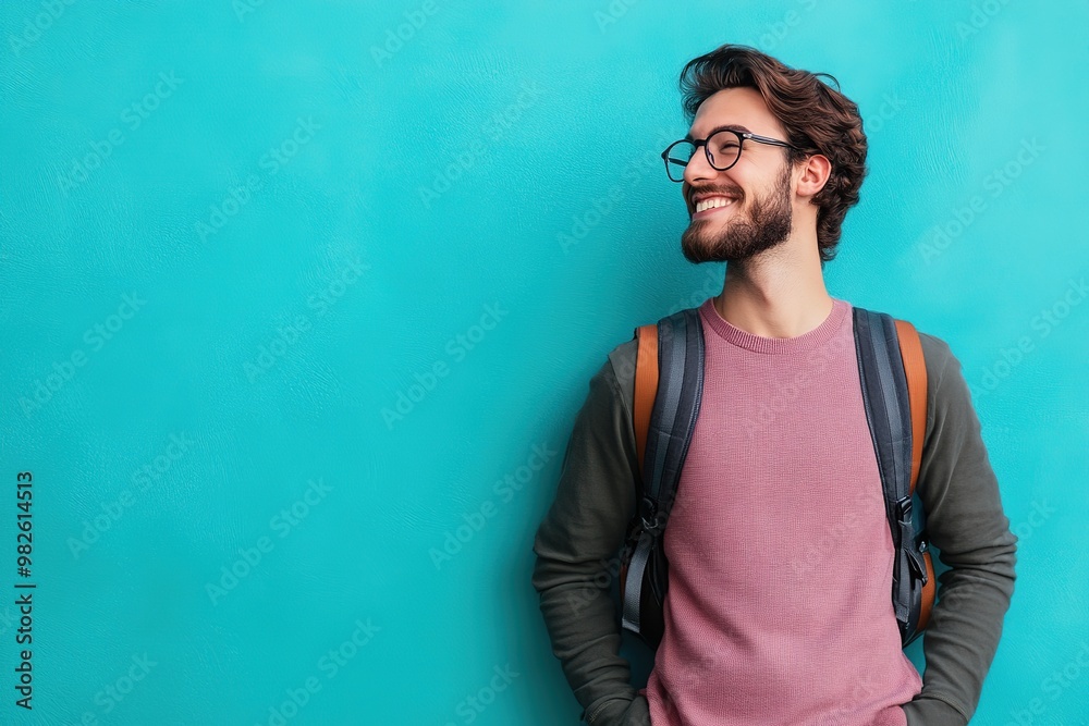 A young man is sitting on the floor with a book in his hands A young man is sitting on the floor with a book in his hands