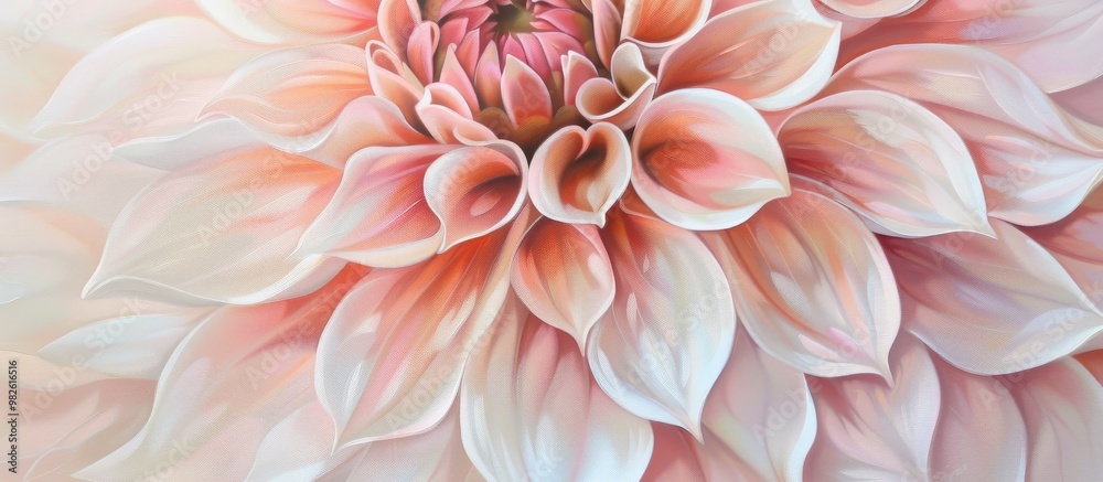 Beautiful Close Up Of A Dahlia Beautiful Close Up Of A Dahlia