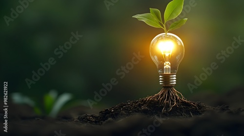Lightbulb Growing from Plan...
