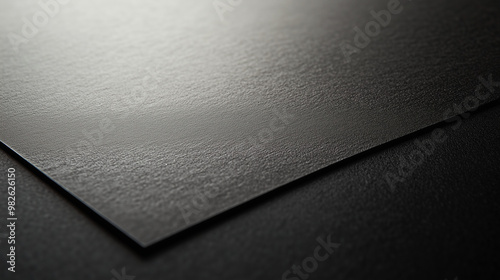 Textured black paper with subtle layered folds
