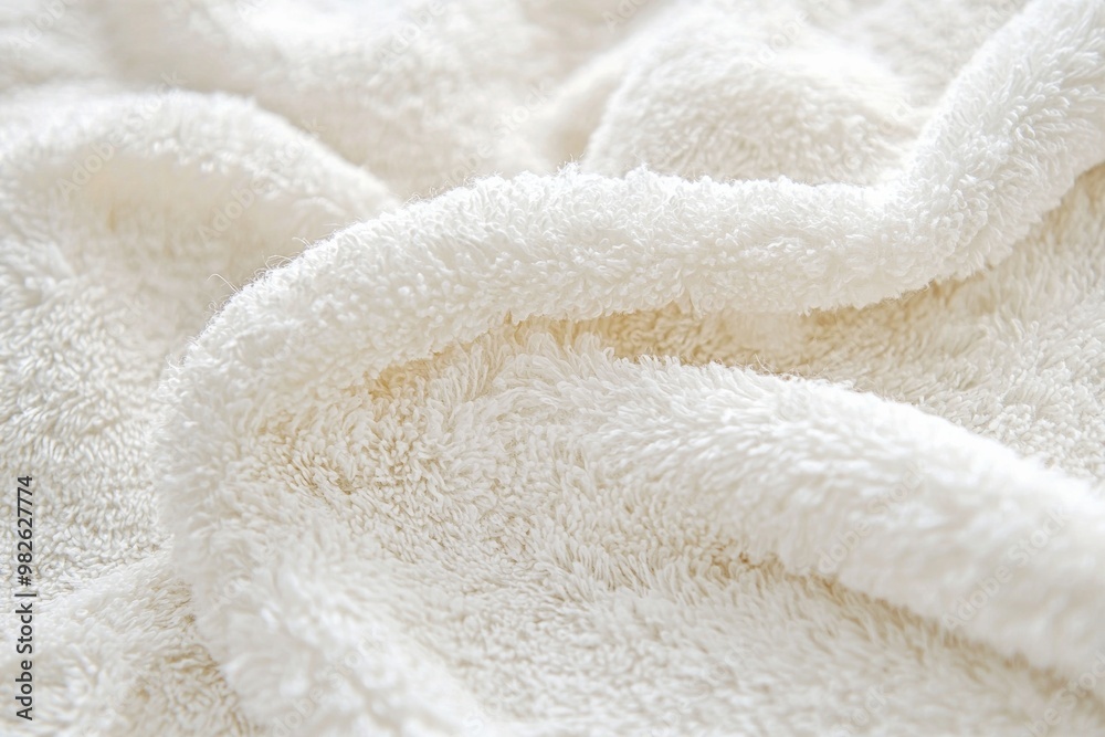 Closeup of soft fluffy towel for background Closeup of soft fluffy towel for background