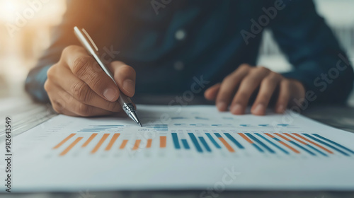 Strategic plan and evaluation metrics side by side, symbolizing the ongoing assessment of business decisions