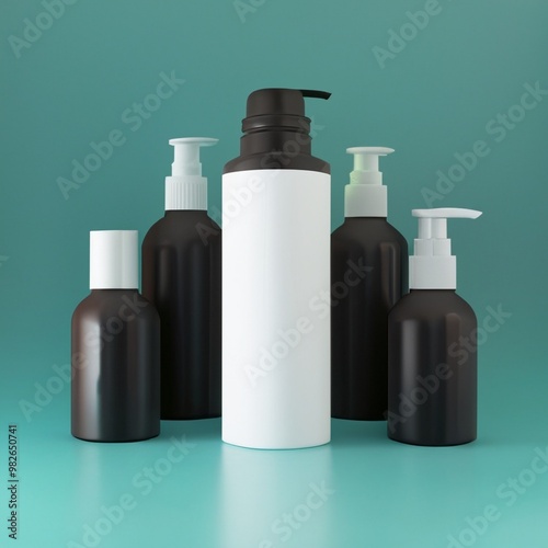 Package: Bottles for various types of cream or soap