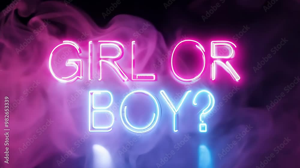 Neon sign reading 