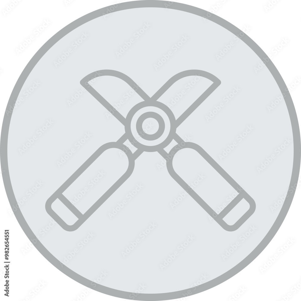 Secateurs Vector Icon Design Secateurs Vector Icon Design