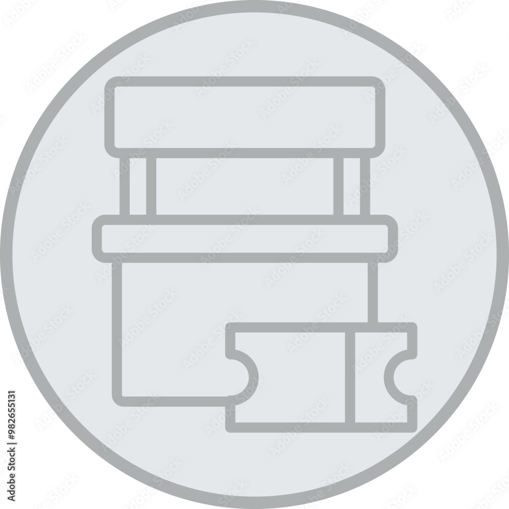 Ticket Office Vector Icon Design Ticket Office Vector Icon Design