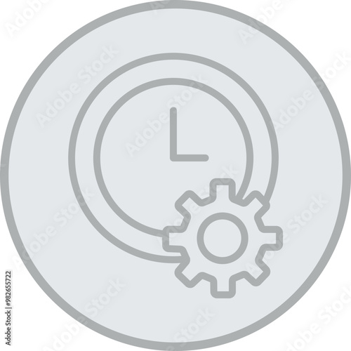 Time Management Vector Icon Design