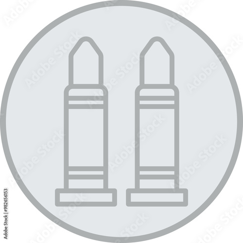 Ammo Vector Icon Design