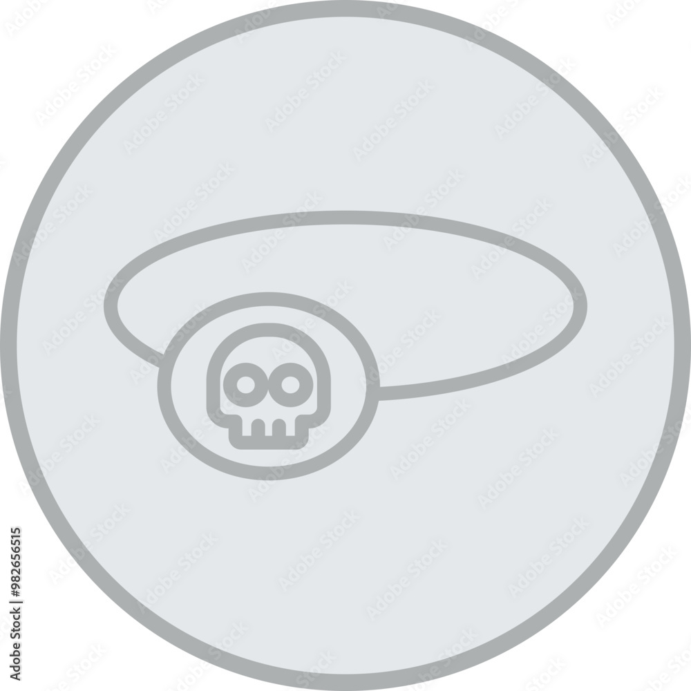 Eyepatch Vector Icon Design Eyepatch Vector Icon Design