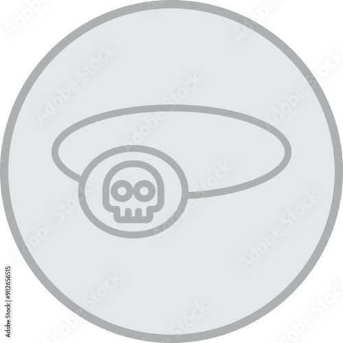 Eyepatch Vector Icon Design