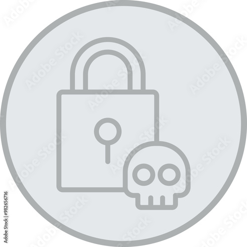 Padlock Vector Icon Design