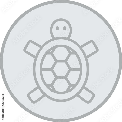 Turtle Vector Icon Design