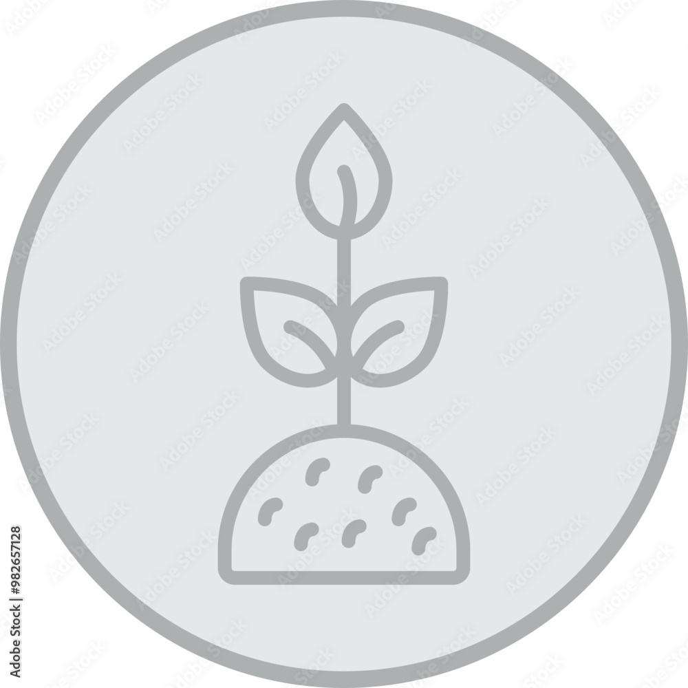 Plant Vector Icon Design