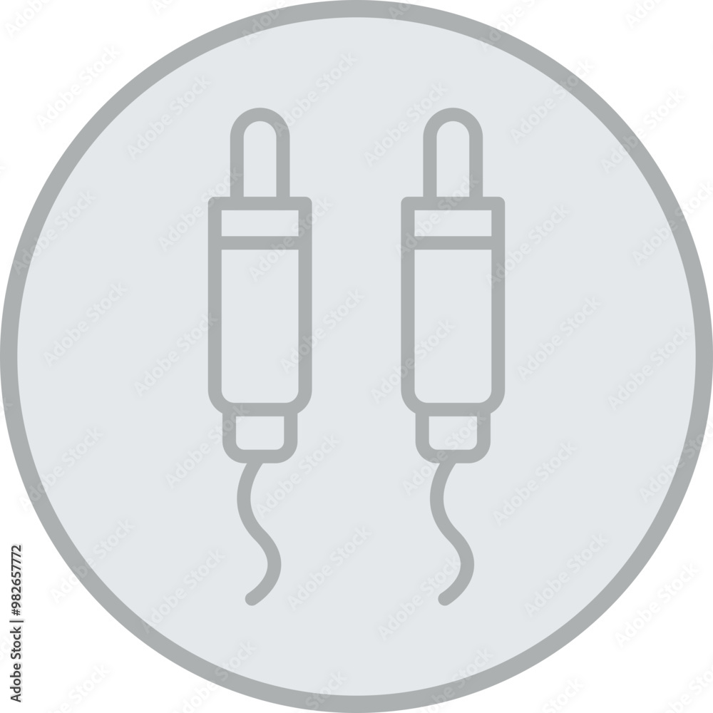 Audio Jack Vector Icon Design Audio Jack Vector Icon Design