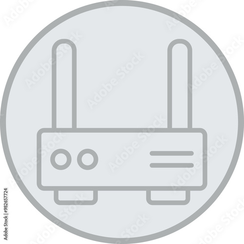 Modem Vector Icon Design