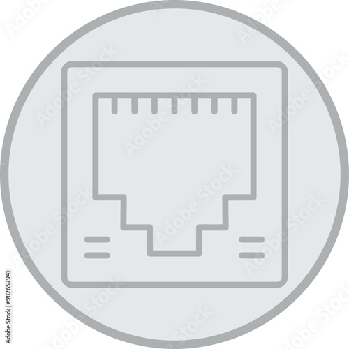 Ethernet Vector Icon Design