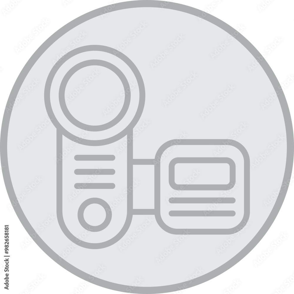 Cam Recorder Vector Icon Design Cam Recorder Vector Icon Design